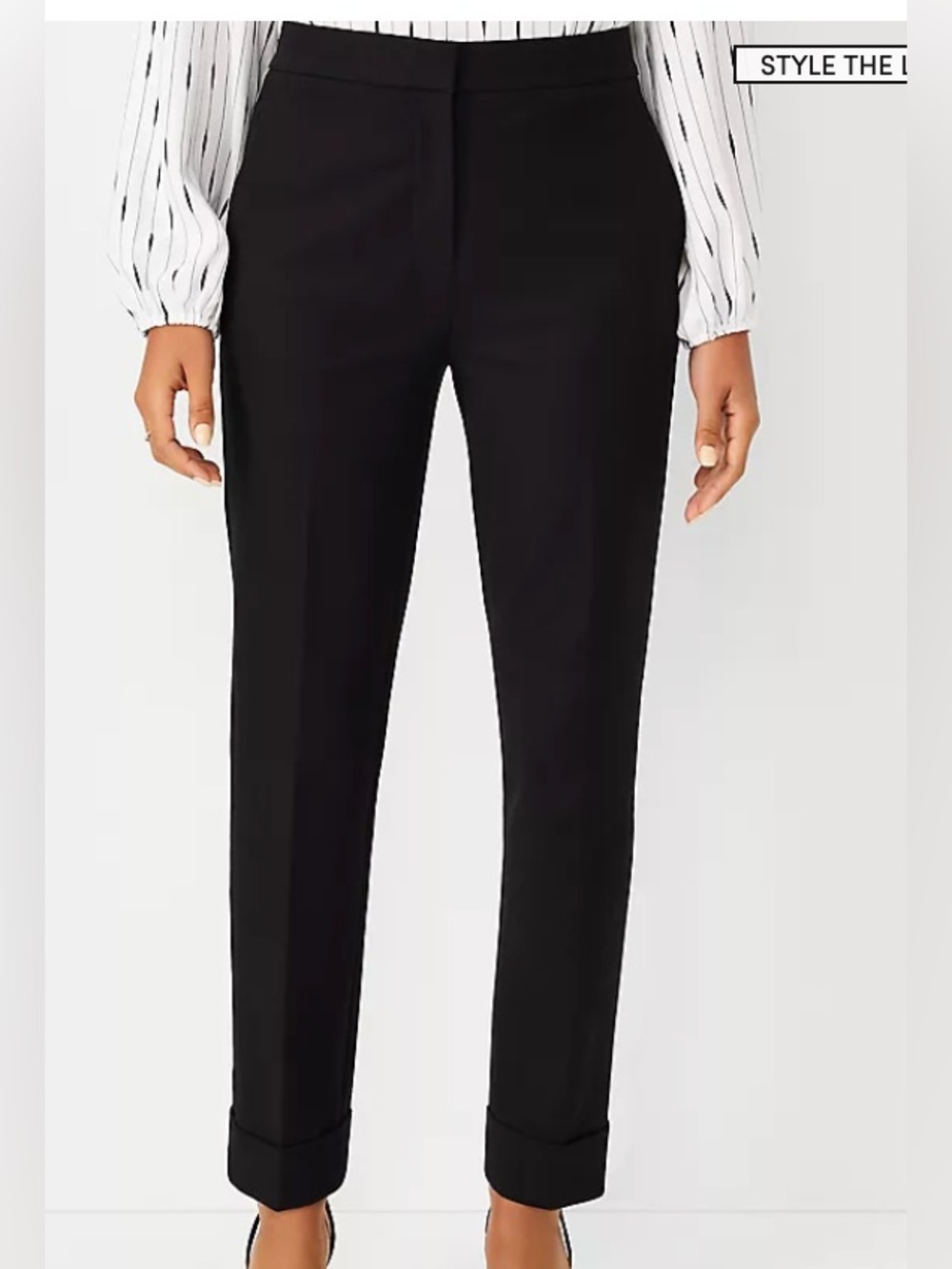 Women’s Black Tailored Straight pants